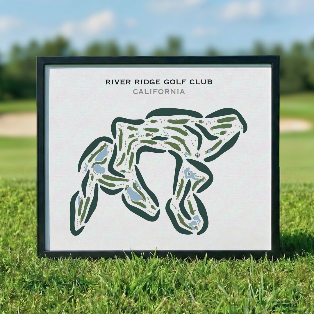 River Ridge Golf Club, California - Printed Golf Courses
