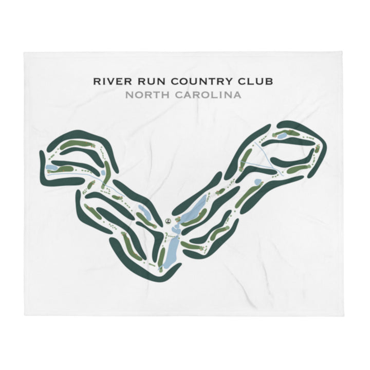 River Run Country Club, North Carolina - Printed Golf Course