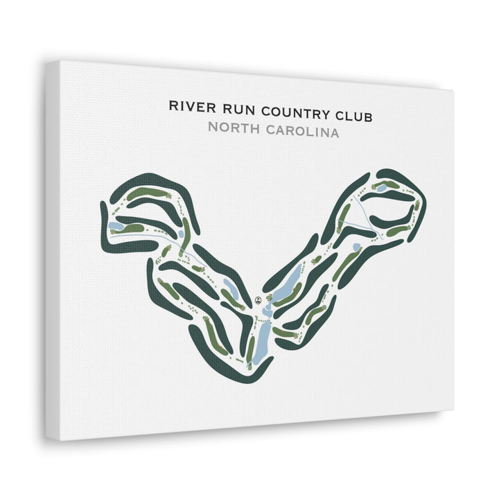 River Run Country Club, North Carolina - Printed Golf Course