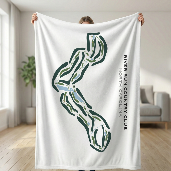 River Run Country Club, North Carolina - Printed Golf Course