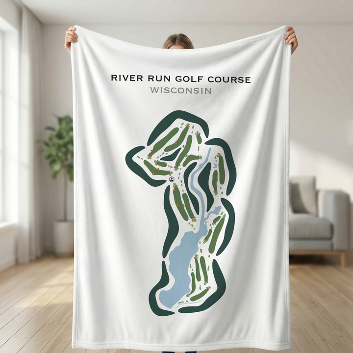 River Run Golf Course, Wisconsin  - Printed Golf Courses