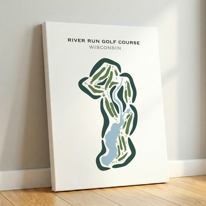 River Run Golf Course, Wisconsin  - Printed Golf Courses