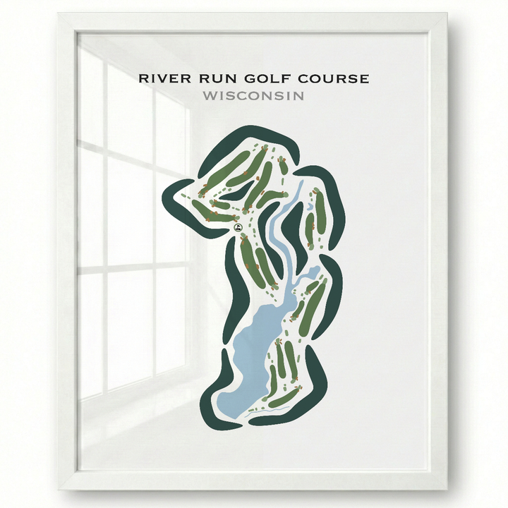 River Run Golf Course, Wisconsin  - Printed Golf Courses