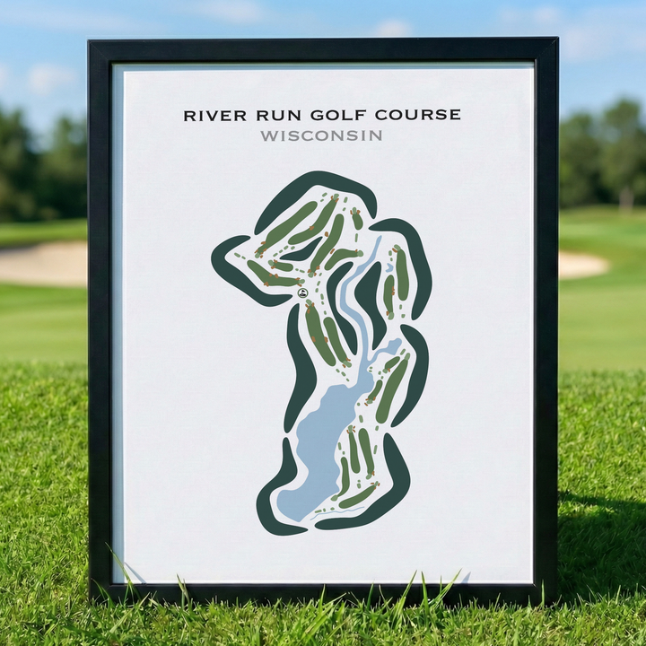 River Run Golf Course, Wisconsin  - Printed Golf Courses