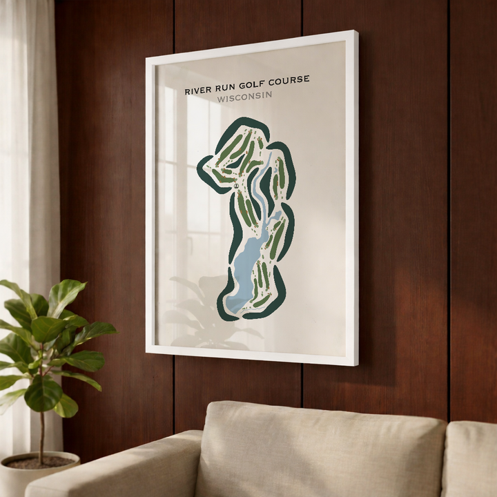 River Run Golf Course, Wisconsin  - Printed Golf Courses