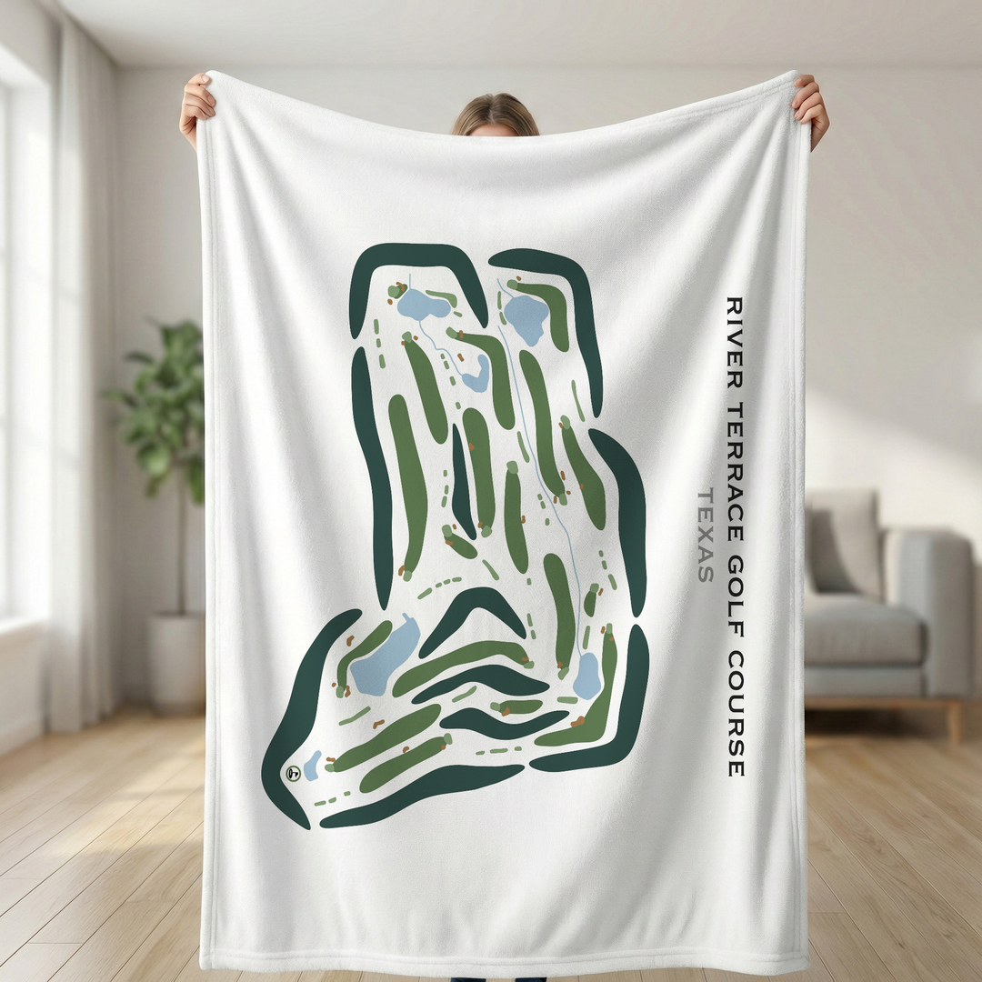 River Terrace Golf Course, Texas - Printed Golf Courses