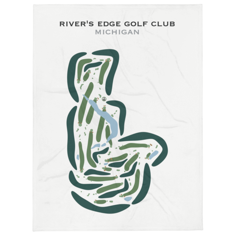 River's Edge Golf Club, Michigan - Printed Golf Courses