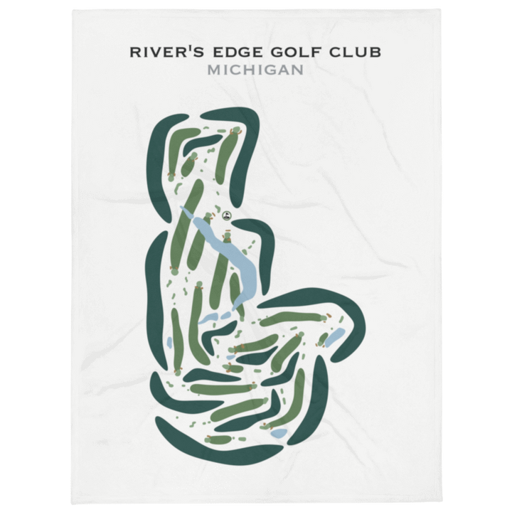 River's Edge Golf Club, Michigan - Printed Golf Courses