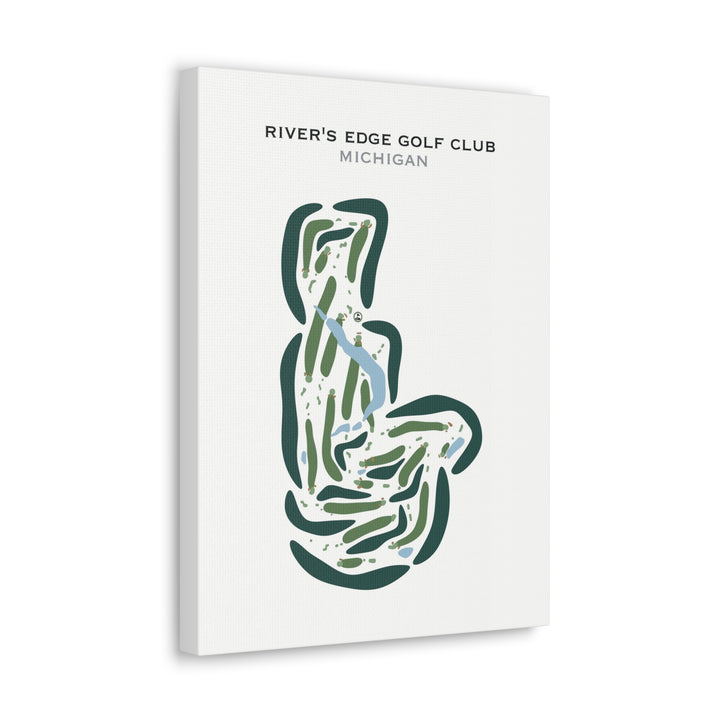 River's Edge Golf Club, Michigan - Printed Golf Courses