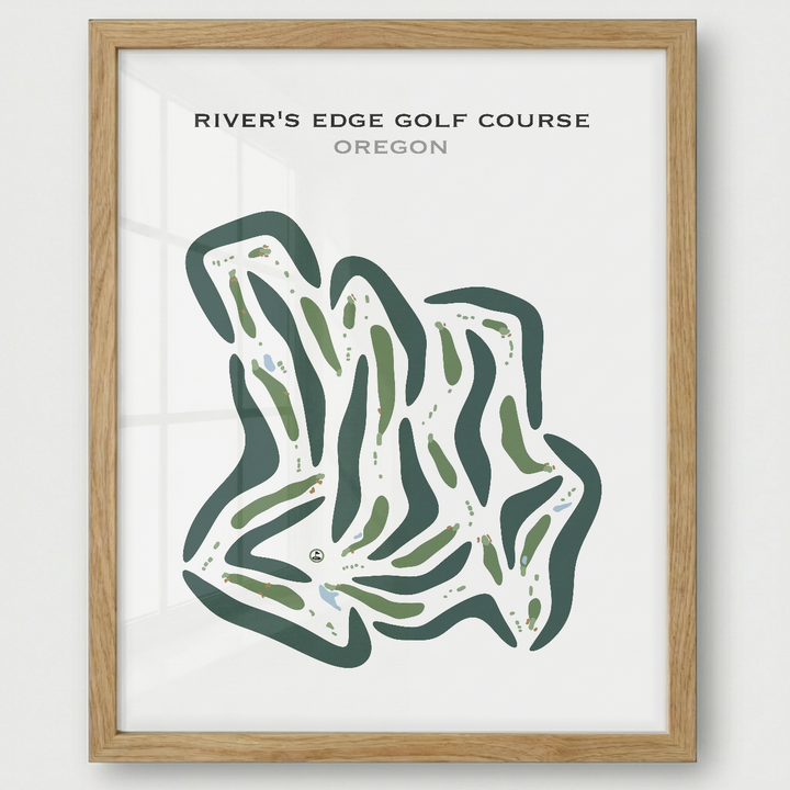 River's Edge Golf Course, Oregon - Printed Golf Courses