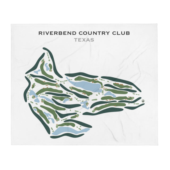 Riverbend Country Club, Texas - Printed Golf Course