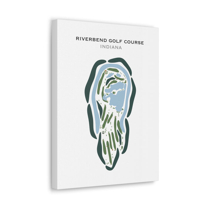 Riverbend Golf Course, Indiana - Printed Golf Courses