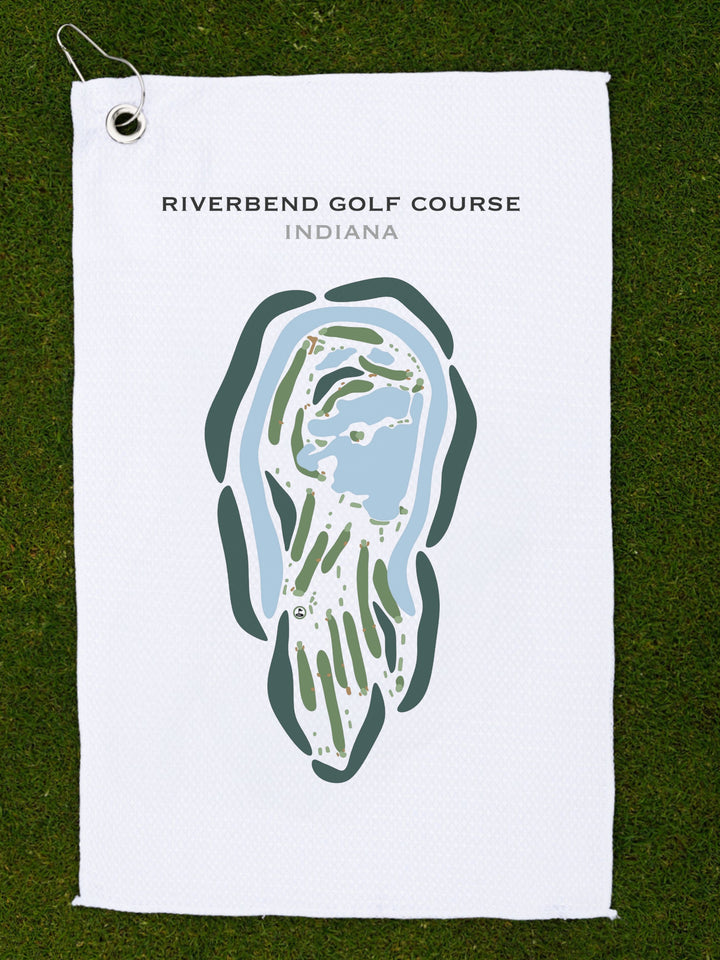 Riverbend Golf Course, Indiana - Printed Golf Courses