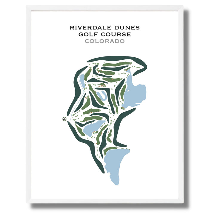 Riverdale Dunes Golf Course, Colorado - Printed Golf Courses