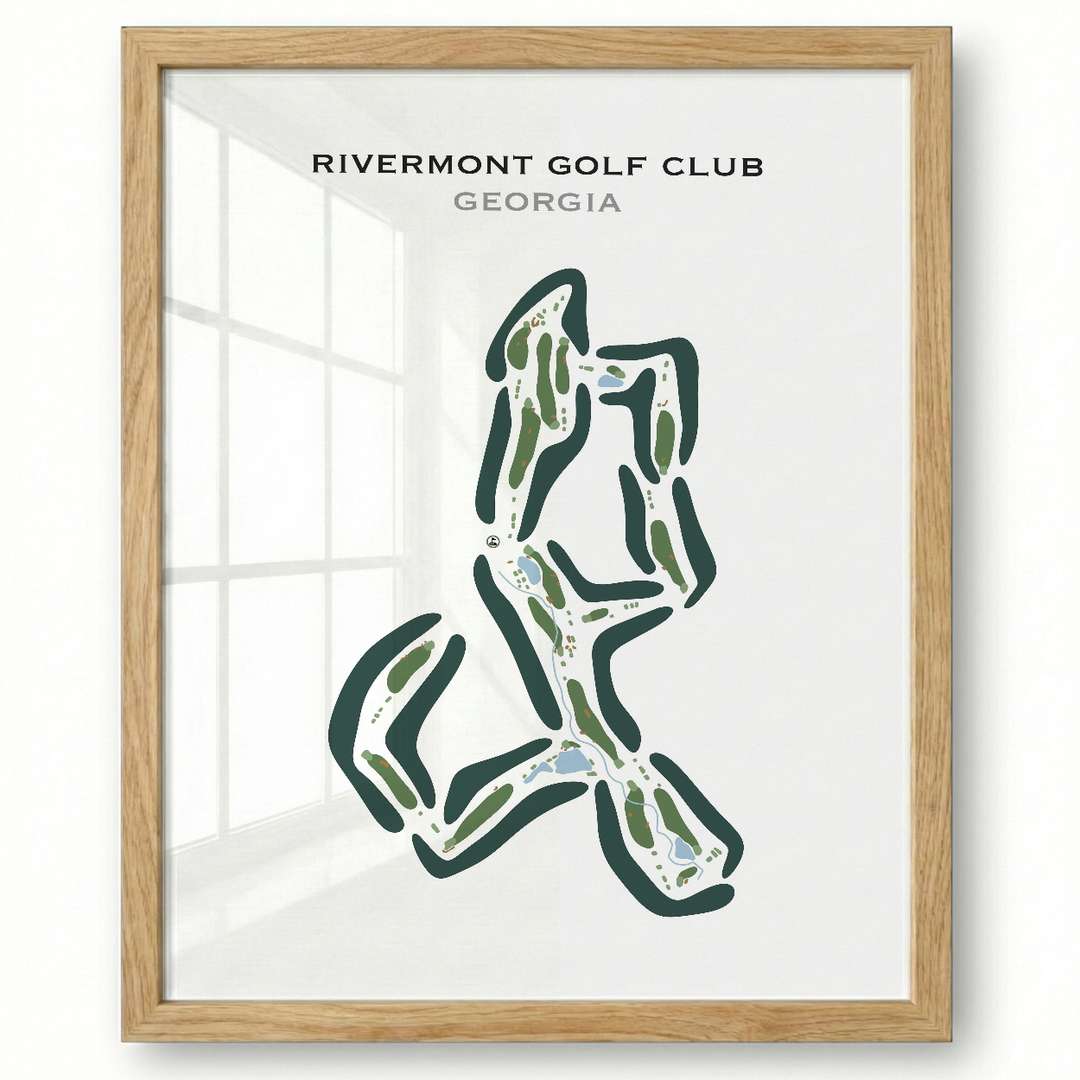 Rivermont Golf Club, Georgia - Printed Golf Courses