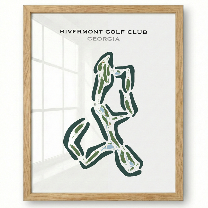 Rivermont Golf Club, Georgia - Printed Golf Courses