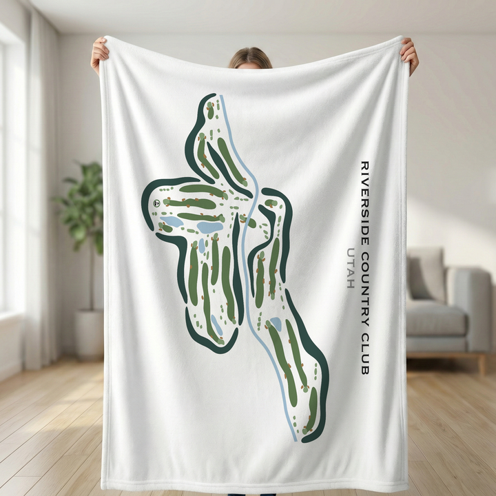 Riverside Country Club, Provo Utah - Printed Golf Courses