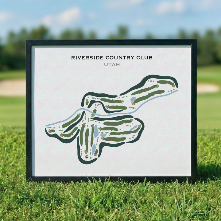 Riverside Country Club, Provo Utah - Printed Golf Courses