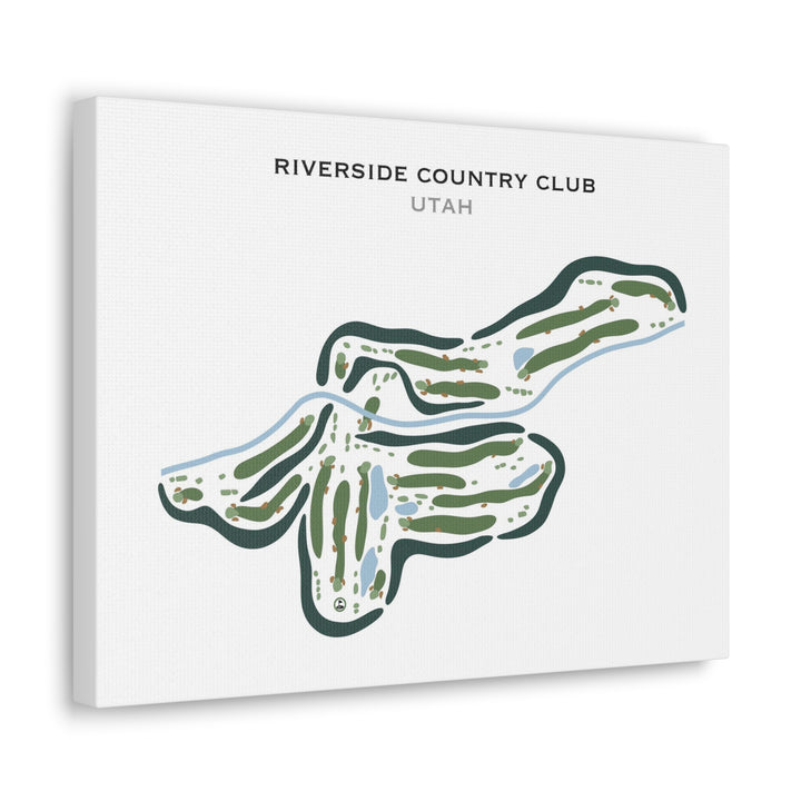Riverside Country Club, Provo Utah - Printed Golf Courses
