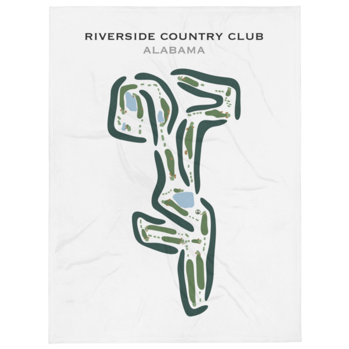 Riverside Country Club, Alabama - Printed Golf Courses