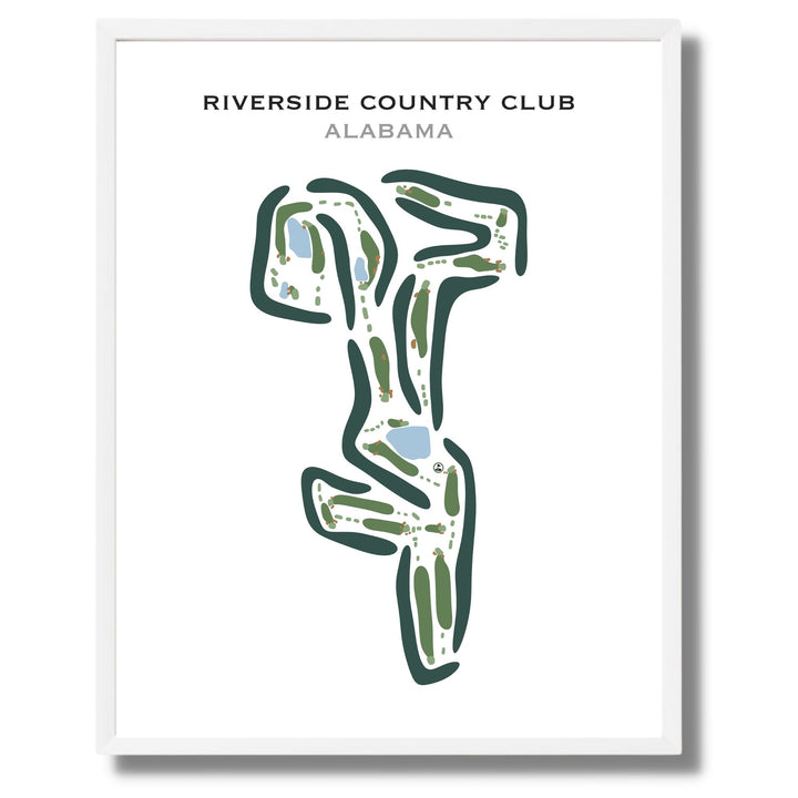Riverside Country Club, Alabama - Printed Golf Courses