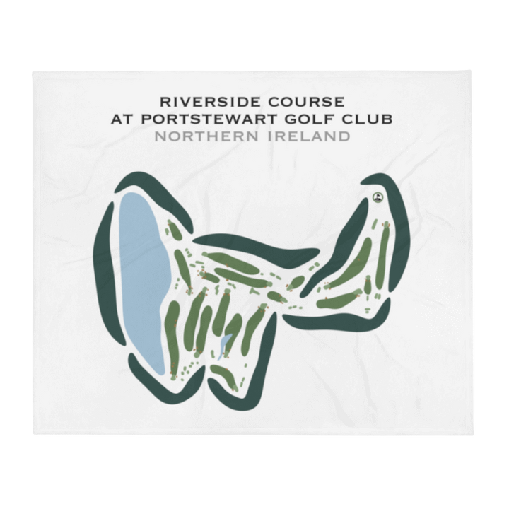 Riverside Course at Portstewart Golf Club, Northern Ireland - Printed Golf Courses