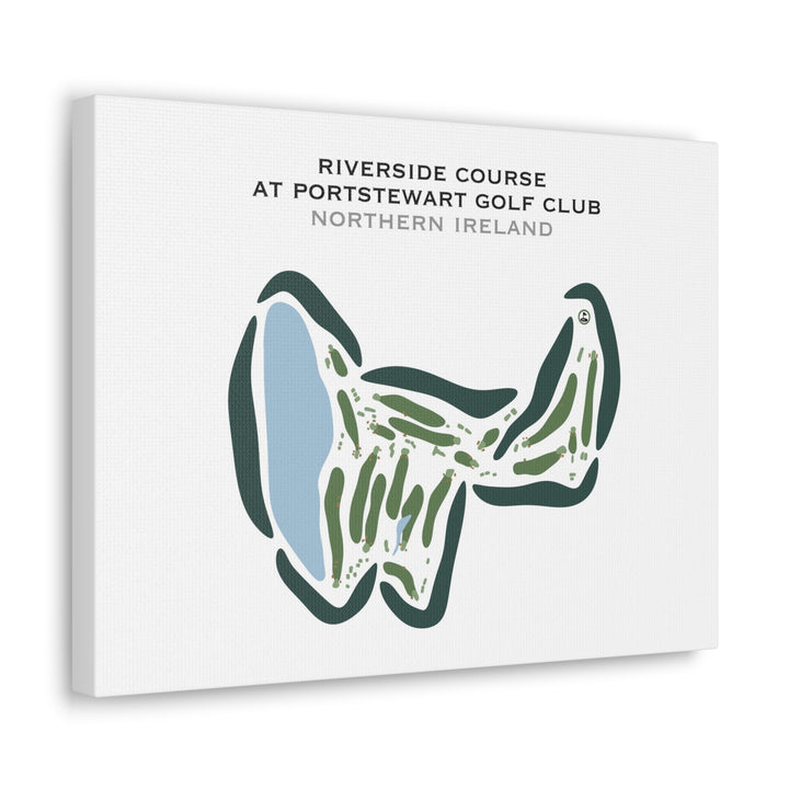 Riverside Course at Portstewart Golf Club, Northern Ireland - Printed Golf Courses