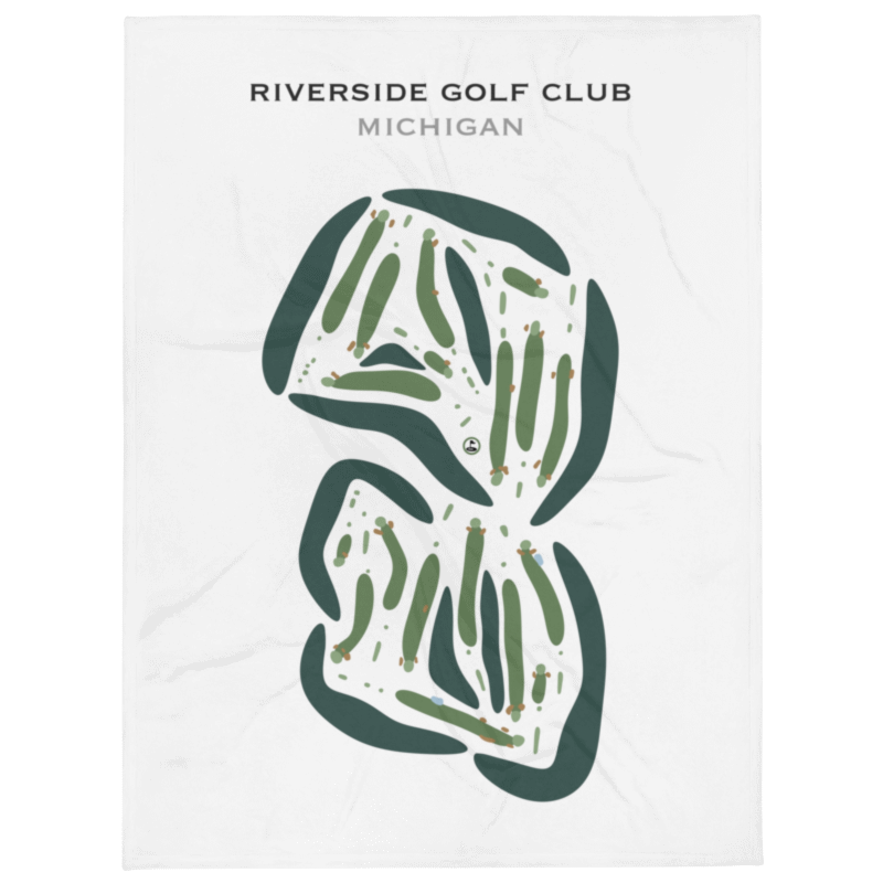 Riverside Golf Club, Michigan - Printed Golf Courses