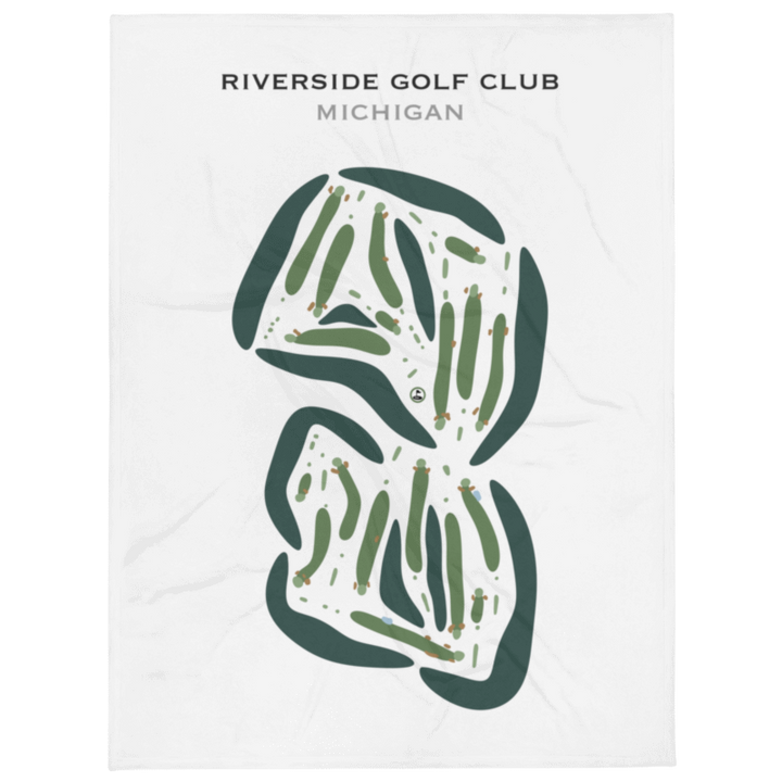 Riverside Golf Club, Michigan - Printed Golf Courses