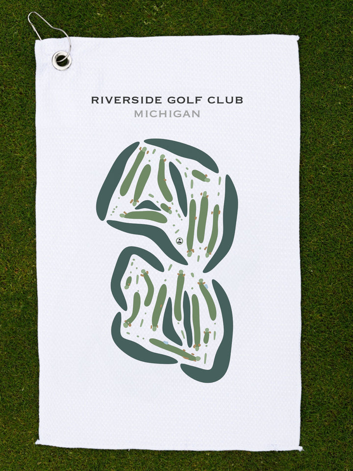 Riverside Golf Club, Michigan - Printed Golf Courses
