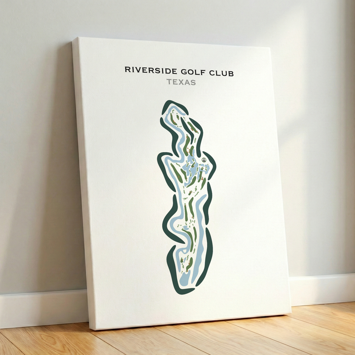 Riverside Golf Club, Texas - Printed Golf Courses