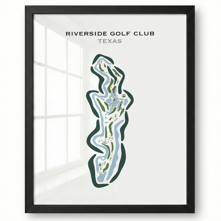 Riverside Golf Club, Texas - Printed Golf Courses