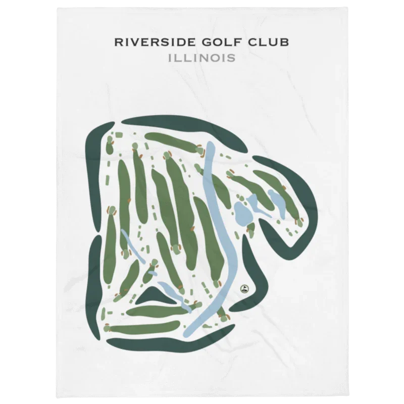 Riverside Golf Club, Illinois - Printed Golf Courses