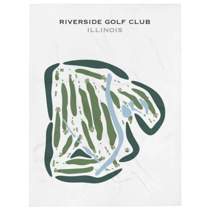 Riverside Golf Club, Illinois - Printed Golf Courses