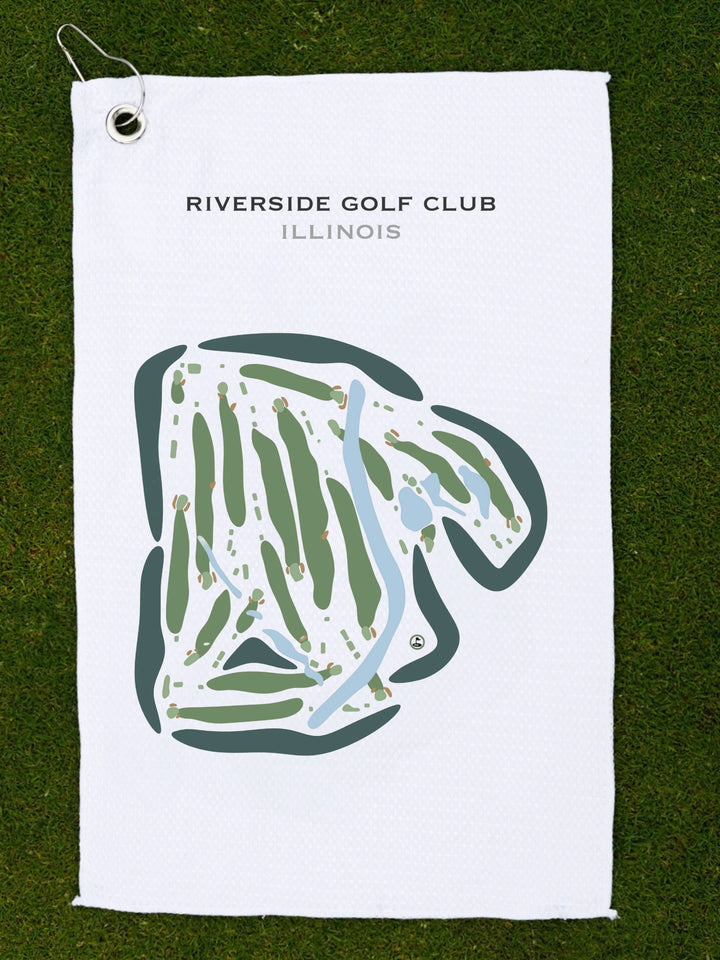 Riverside Golf Club, Illinois - Printed Golf Courses