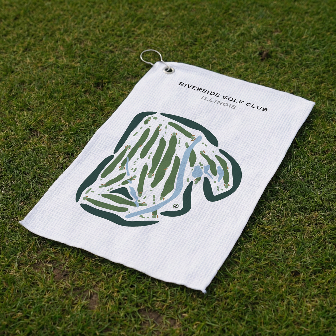 Riverside Golf Club, Illinois - Printed Golf Courses
