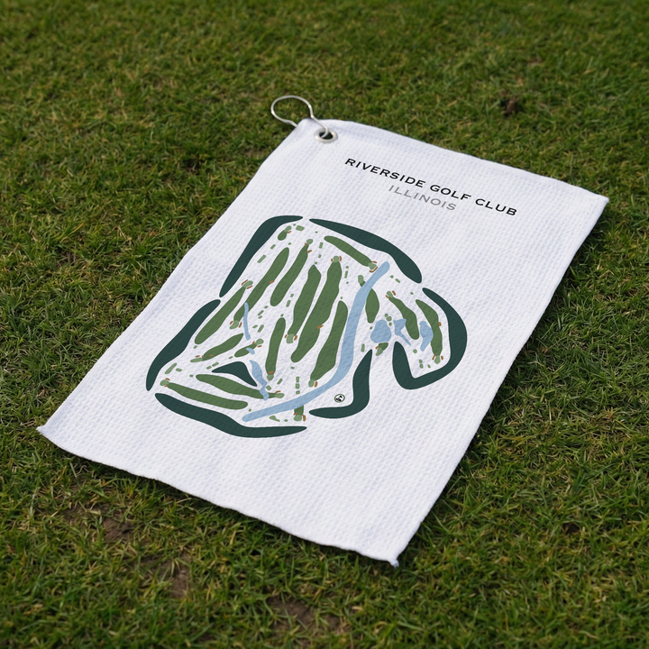 Riverside Golf Club, Illinois - Printed Golf Courses