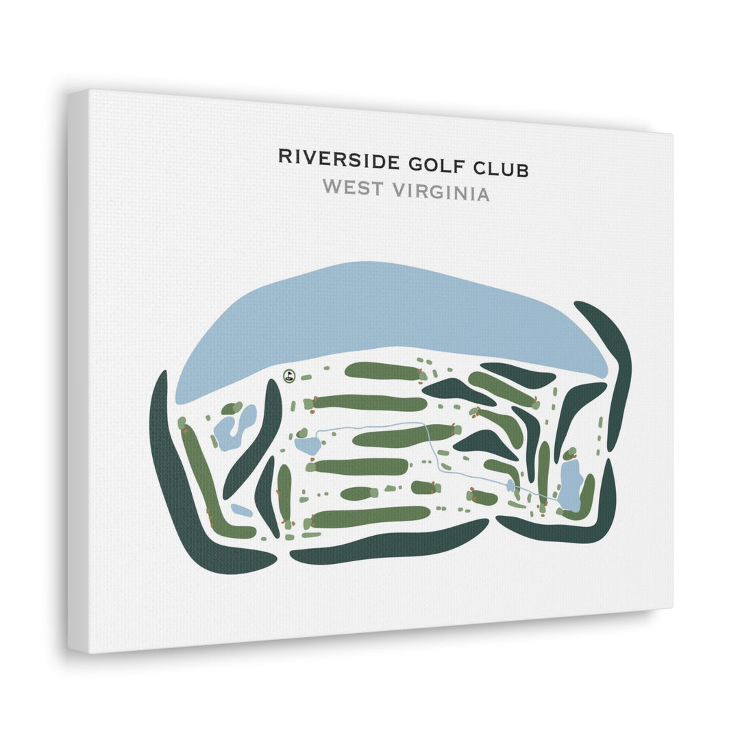 Riverside Golf Club, West Virginia - Printed Golf Courses