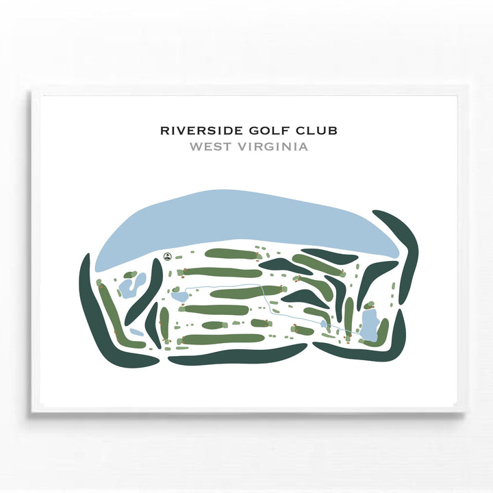 Riverside Golf Club, West Virginia - Printed Golf Courses