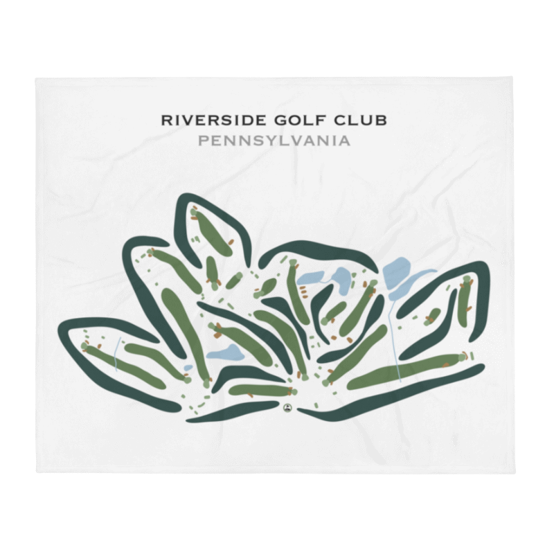 Riverside Golf, Pennsylvania - Printed Golf Courses