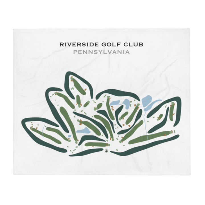 Riverside Golf, Pennsylvania - Printed Golf Courses