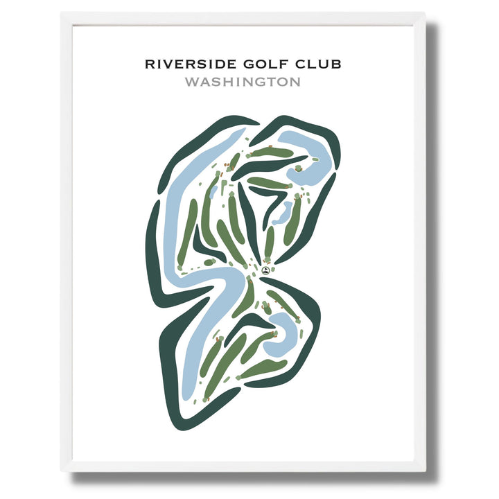 Riverside Golf Club, Washington - Printed Golf Courses