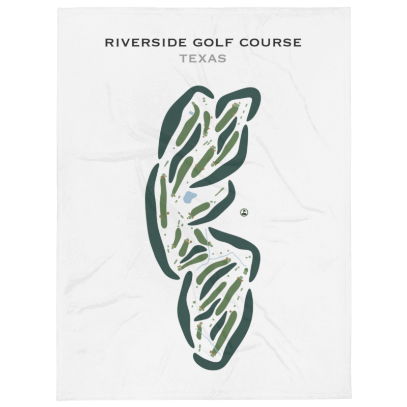 Riverside Golf Course, Texas - Printed Golf Courses