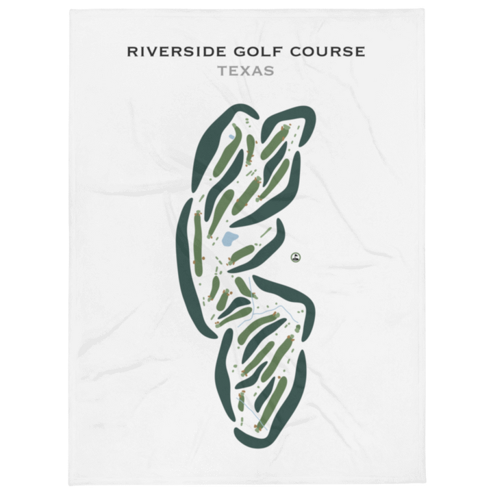 Riverside Golf Course, Texas - Printed Golf Courses