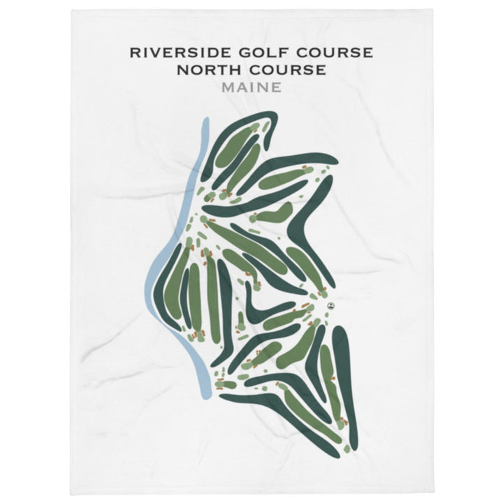 Riverside Golf Course, North Course, Maine - Printed Golf Course