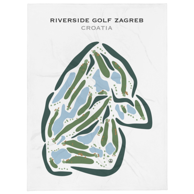 Riverside Golf Zagreb, Croatia - Printed Golf Courses