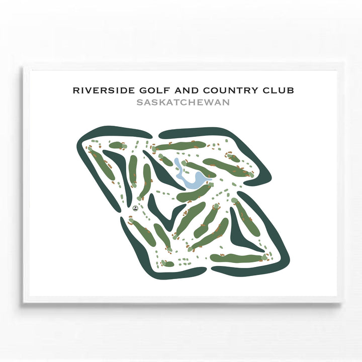 Riverside Golf & Country Club, Saskatchewan - Printed Golf Courses