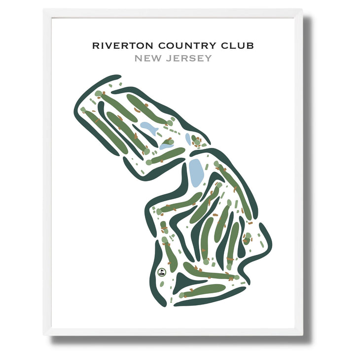 Riverton Country Club, New Jersey - Printed Golf Courses