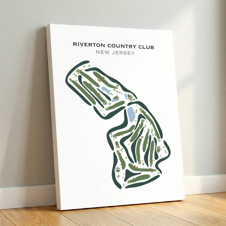 Riverton Country Club, New Jersey - Printed Golf Courses