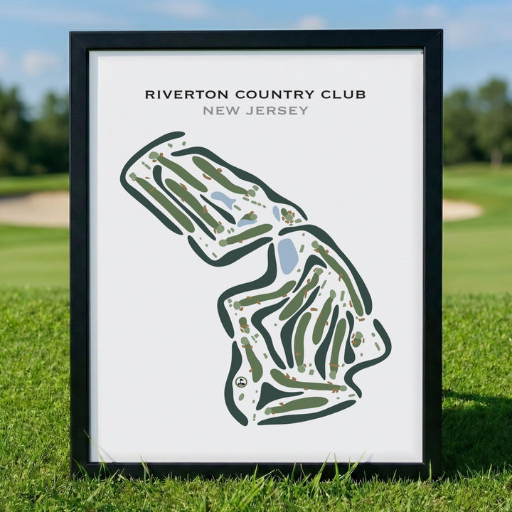 Riverton Country Club, New Jersey - Printed Golf Courses
